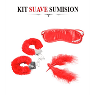 Kit Suave Sumisión Esposa-Cegadera-Plumas