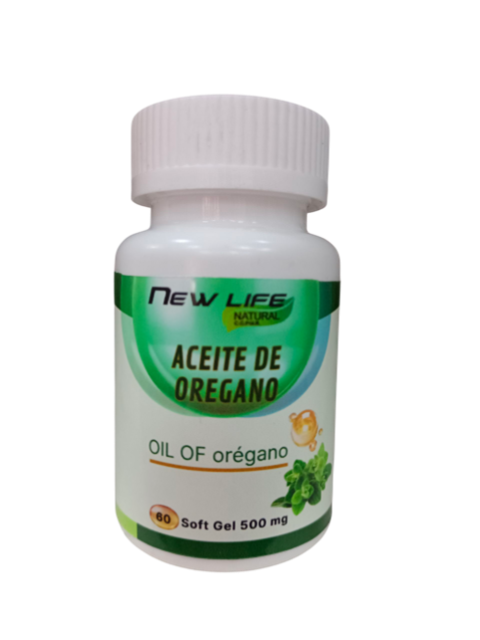 Aceite de Orégano 60 Capsulas Blandas NEW LIFE